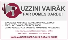 Uzzini vairāk par domes darbu_maijs