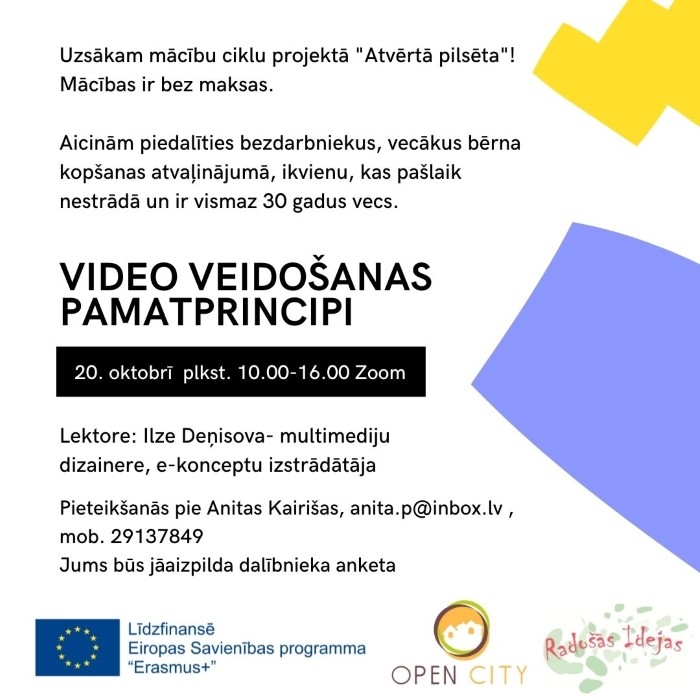 video veidosana