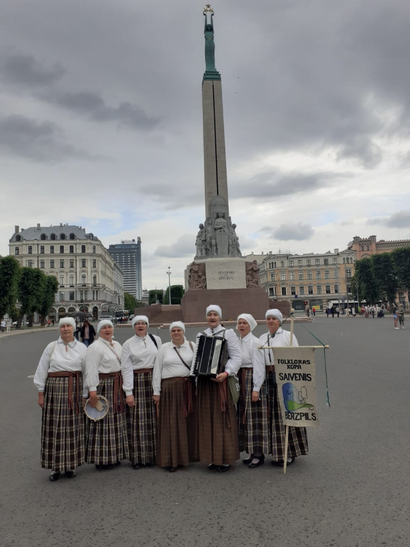 Bērzpils folkloras kopa "Saivenis" starptautiskajā folkloras festivālā ‘’Baltica 2022’’