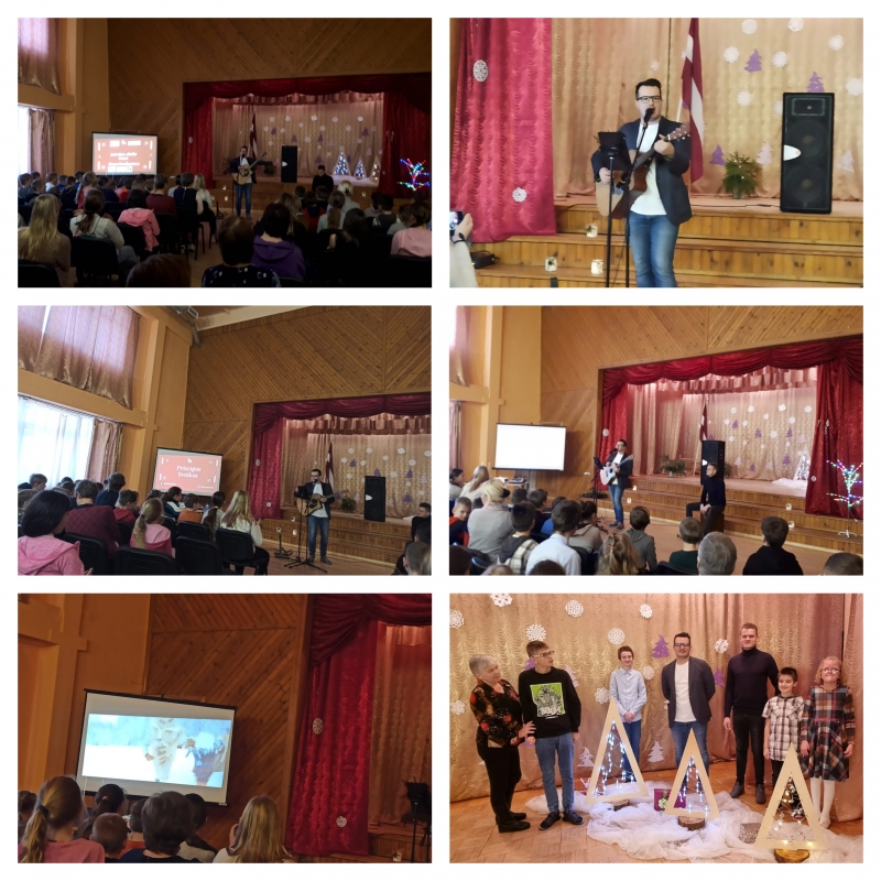 Programmas “Latvijas skolas somas” koncerts "Ziemassvētku pasaka" Tilžas pamatskolā