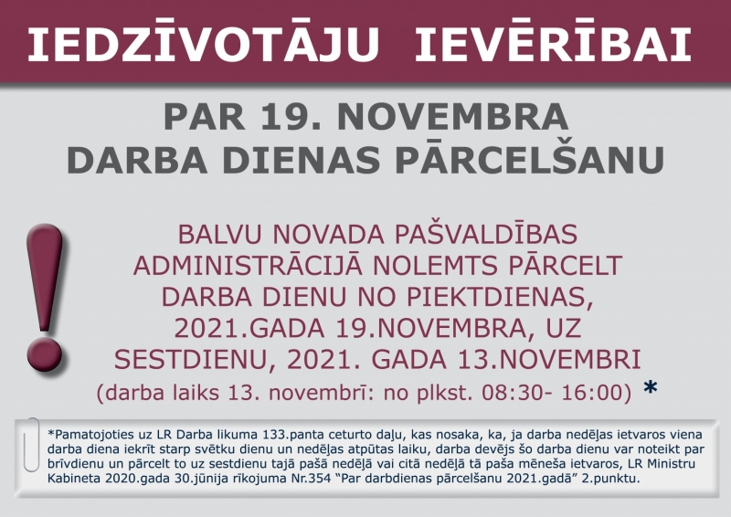 iedzīvotāju ievērība