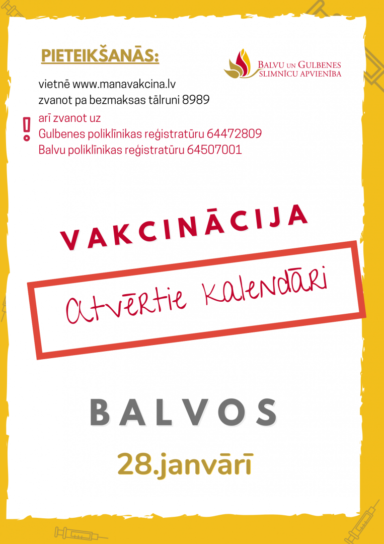 vakcina balvi