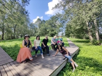 23.jūlijā plenēra dalībnieki apmeklēja gleznainākās dabas ainavas Viļakas un Balvu apkaimē.