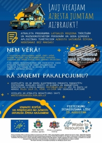 Turpinās atbalsta programma azbesta šīfera krājumu nodošanai Latgales reģionā