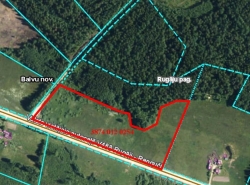 nomas tiesības uz zemes vienību Rugāju pagastā, Balvu novadā, ar kadastra apzīmējumu 3874 012 0254 daļu, 4,0 ha platībā