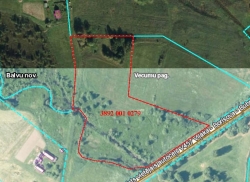 Nomas tiesības uz zemes vienību Vecumu pagastā ar kadastra apzīmējumu 3892 001 0279, 2,87 ha platībā