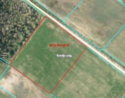 Nomas tiesības uz zemes vienību Susāju pagastā ar kadastra apzīmējumu 3878 009 0078, 3,5625 ha platībā