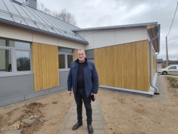 Noslēgumam tuvojas būvdarbi Rekavas vidusskolas darbnīcu ēkā