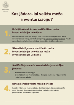 meža inventarizacija