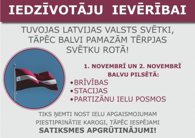 iedzīvotāju ievērībai