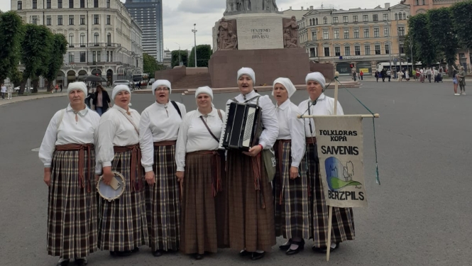 Bērzpils folkloras kopa "Saivenis" starptautiskajā folkloras festivālā ‘’Baltica 2022’’