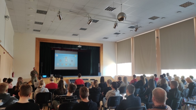 Nacionālo bruņoto spēku Rekrutēšanas un atlases centra informatīvā lekcija BPVV