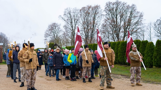 Balvu novadā atzīmēta Lāčplēša diena