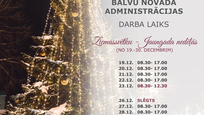 Iedzīvotāju un apmeklētāju ievērībai!