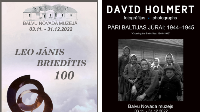 3.novembrī Balvu Novada muzejā tiks atklātas divas izstādes