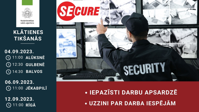 KLĀTIENES tikšanās par darba un karjeras iespējām  SIA “Secure Solutions Latvia”