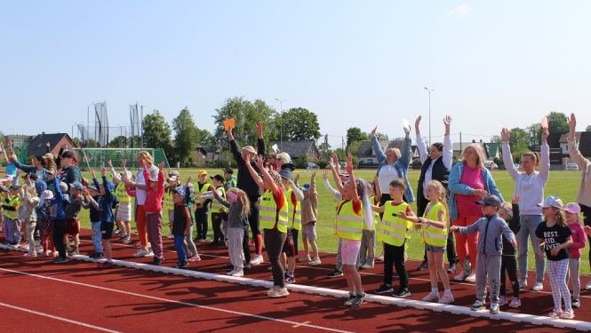 Bērnu tiesību aizsardzības dienu Balvu novada bērni aizvada sportojot