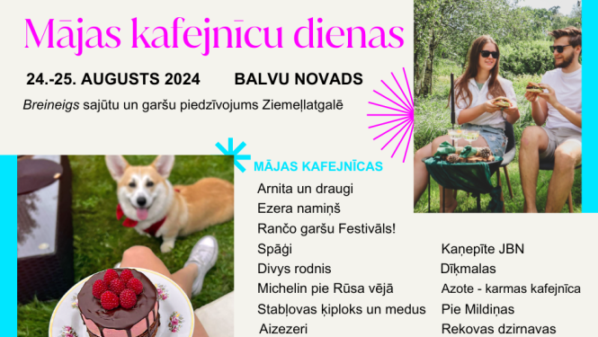 “Mājas kafejnīcu dienas” 2024