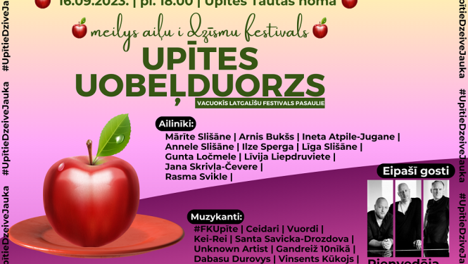 Latgaliešu mūzikas jaunumu izlase un grupa “Pienvedēja piedzīvojumi” – aicina festivāls “Upītes Uobeļduorzs”