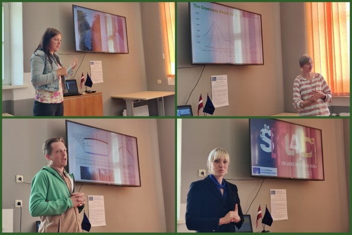 Projekta “Zaļie ceļi Rīga – Viļaka” norise