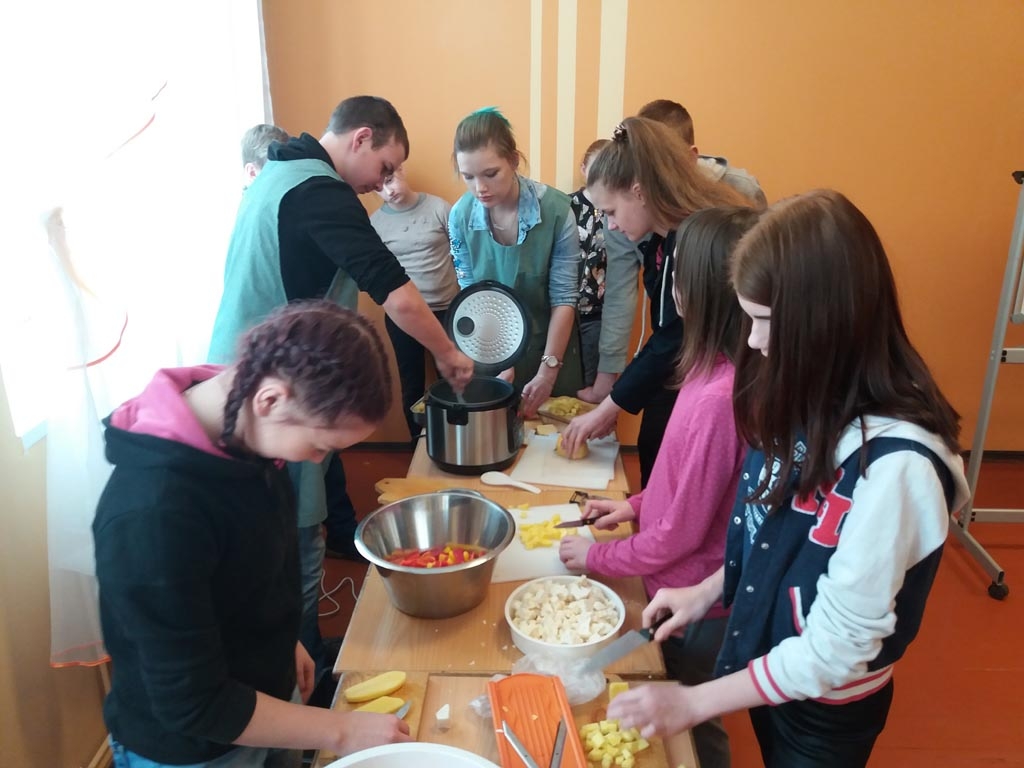 Ēdienu gatavošanas meistarklase Stacijas pamatskolā