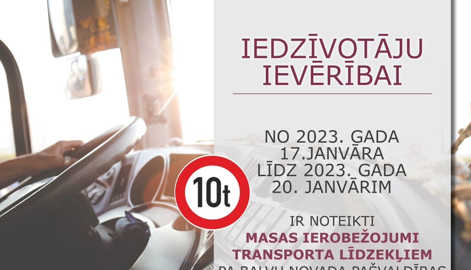 Par transportlīdzekļu satiksmes ierobežošanu uz Balvu novada pašvaldības autoceļiem
