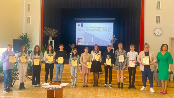 Lasīšanas konkurss Balvu Valsts ģimnāzijā