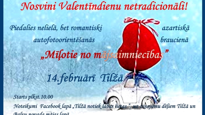 Nosvini Valentīndienu netradicionāli!