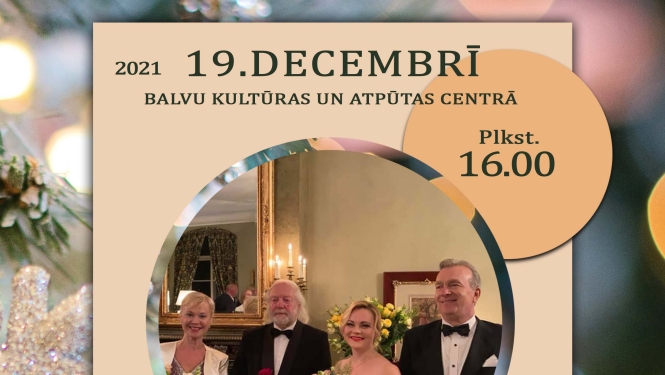 19. decembrī, Balvu Kultūras un atpūtas centrā, norisināsies koncerts "Svētku Mozaīka"