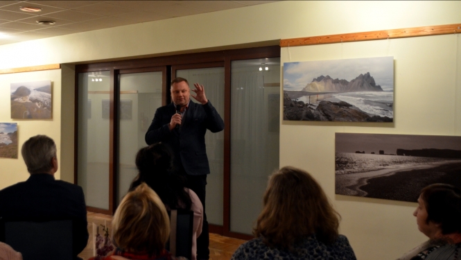 Fotoizstādes ''Islandes plašumos'' atklāšana