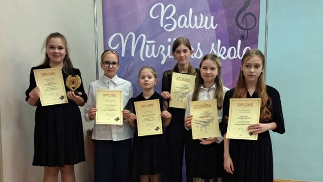 Balvu Mūzikas skolas audzēkņi piedalās XVI Latgales Jauno pianistu konkursā Balvos