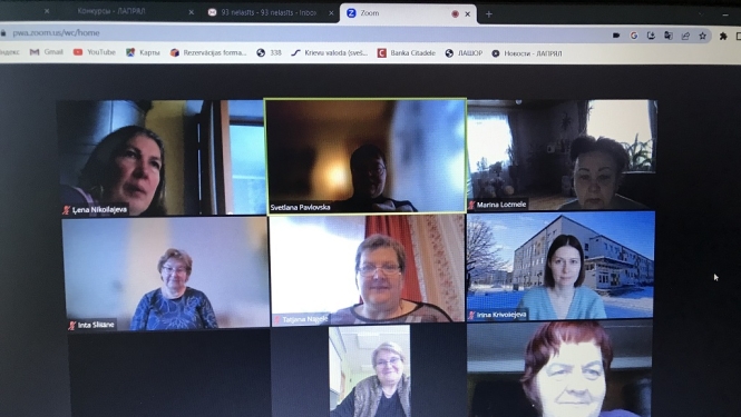 ZOOM platformā tikās Balvu novada krievu valodas (svešvalodas) skolotāji