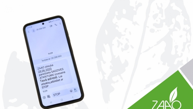 Aicinām laikus atteikt konteineru iztukšošanu