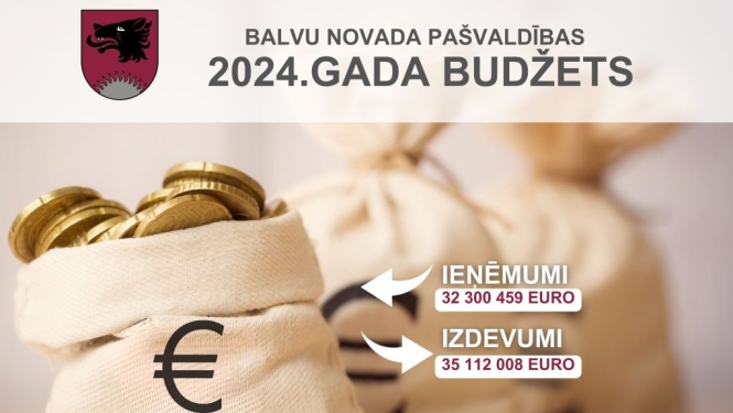 Apstiprināts Balvu novada pašvaldības 2024. gada budžets