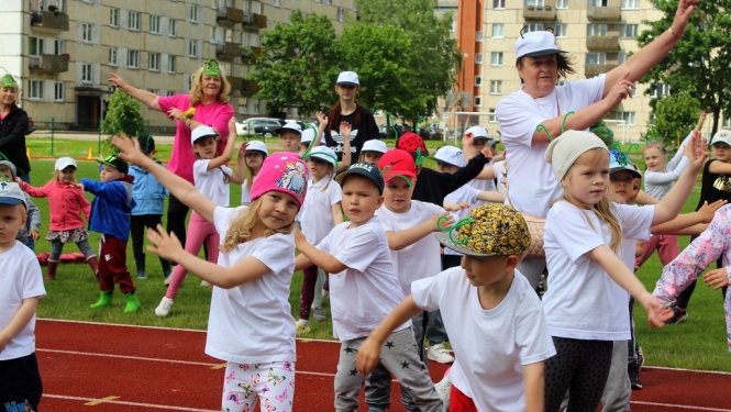 Sporta svētki pirmsskolas vecuma bērniem