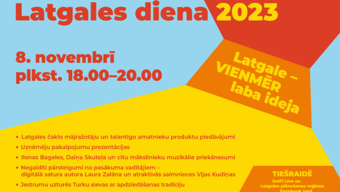 “Latgales diena 2023” aicinās jūs just, darīt un radīt