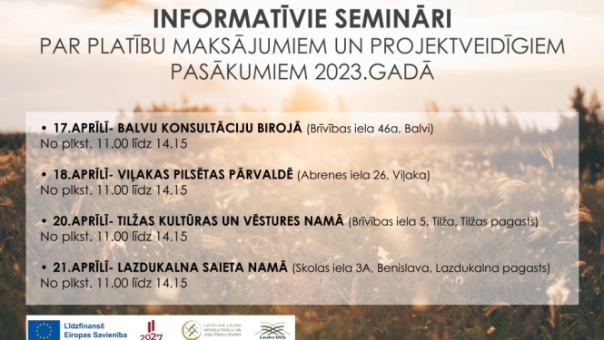 LLKC informatīvie semināri