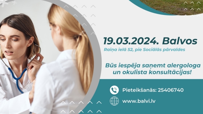 19. martā Balvos būs Mobilais veselības aprūpes centrs bērniem