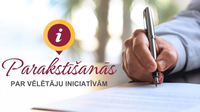 Parakstīšanās par vēlētāju iniciatīvām