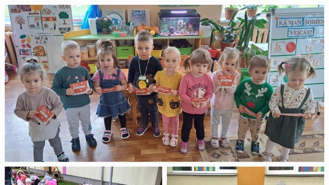 Latvijas Veselības sporta nedēļa Balvu PII ”Pīlādzītis” - kolāža