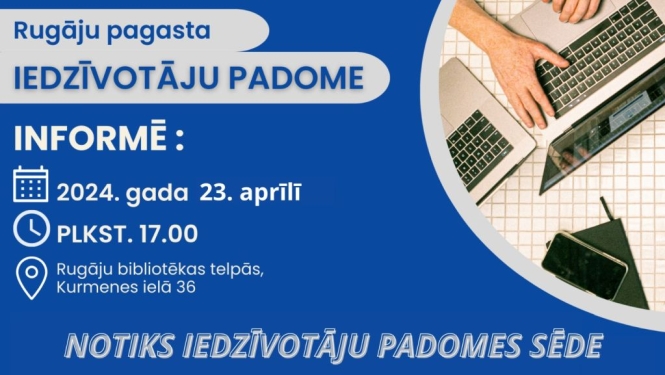 23. aprīlī notiks Rugāju pagasta Iedzīvotāju padomes sēde