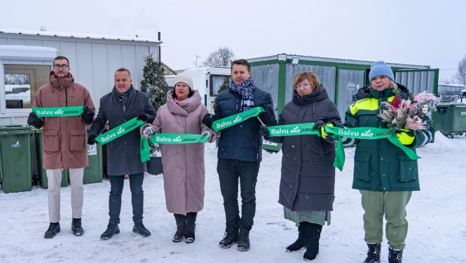 Balvos darbu uzsāk SIA “ZAAO” EKO laukums