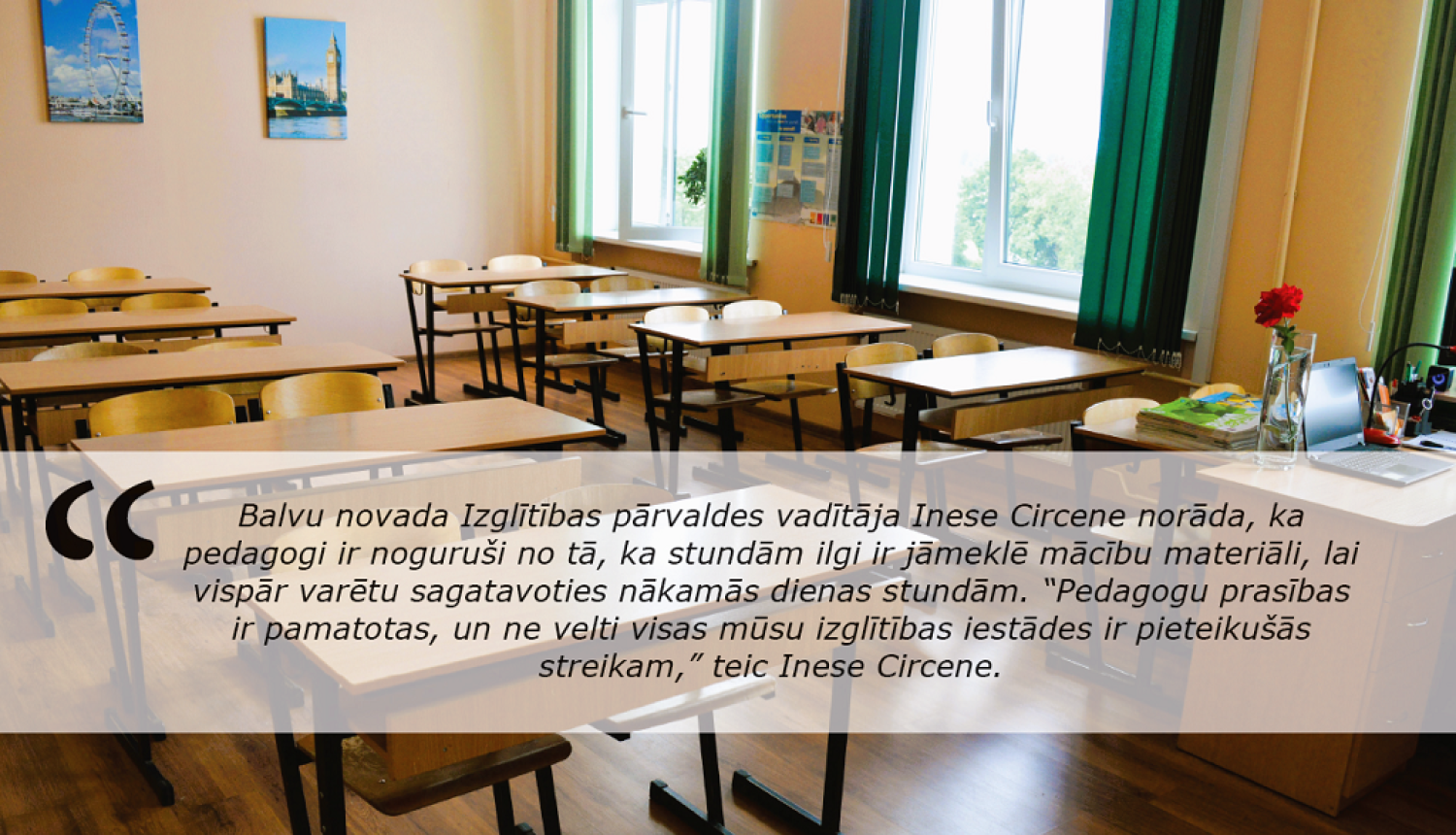 STREIKS ATCELTS!!! Arī Balvu novada izglītības iestāžu darbinieki plānoja piedalīties streikā