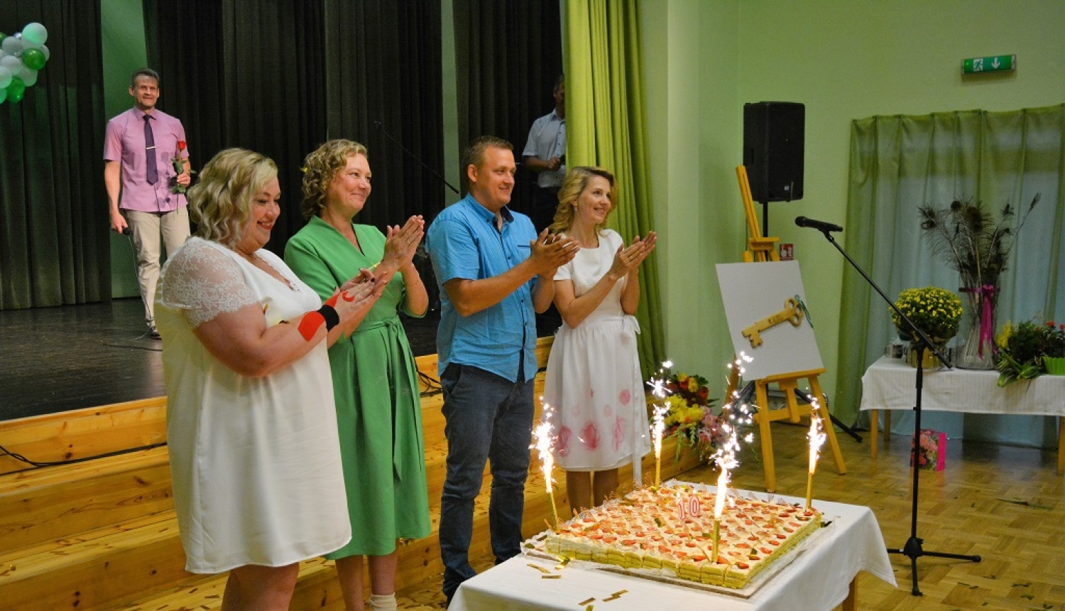 Lazdukalna Saieta nams nosvin 10 gadu pastāvēšanas jubileju