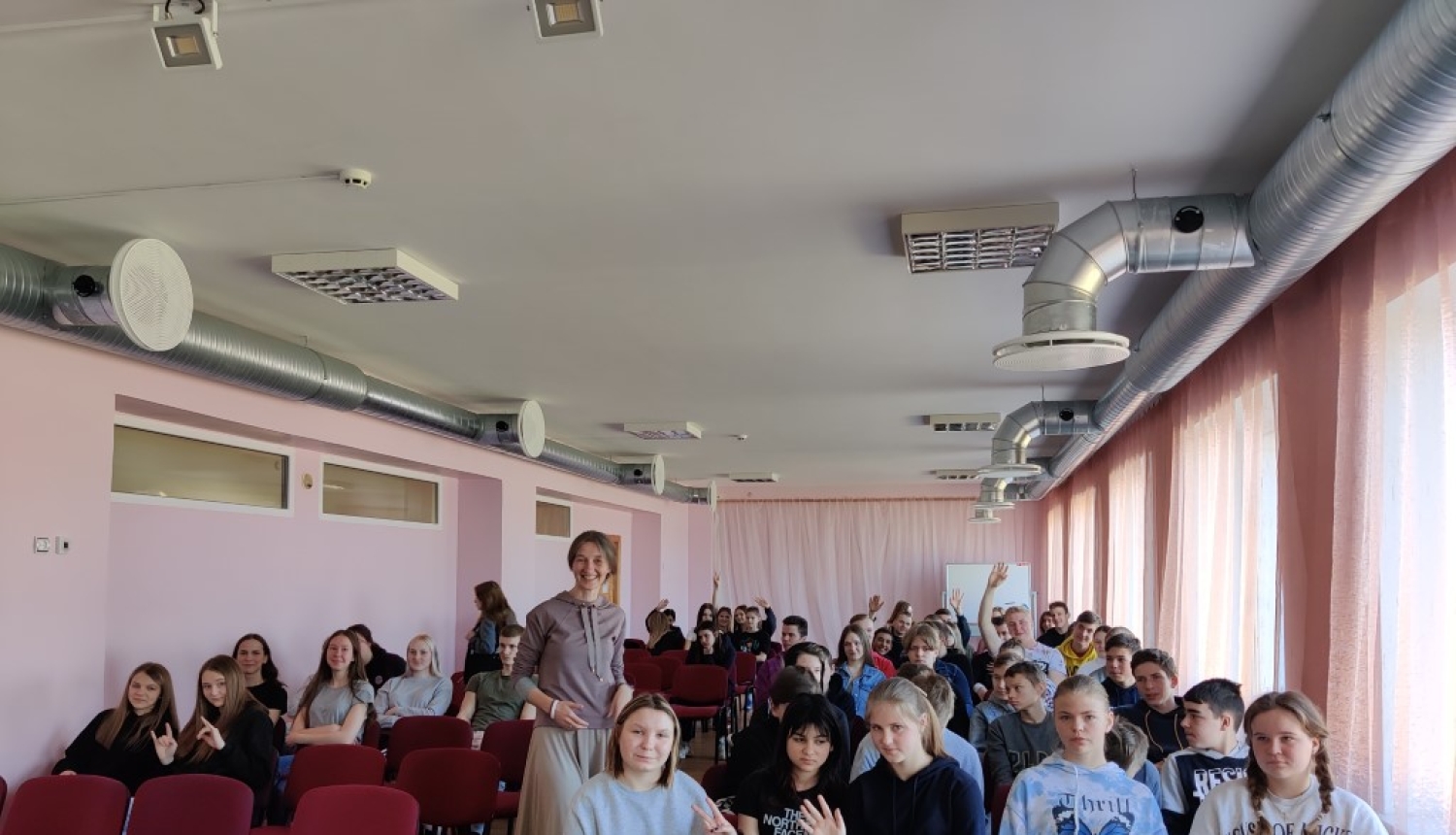 Tikšanās ar psiholoģi Rekavas vidusskolas un Viļakas Valsts ģimnāzijas audzēkņiem