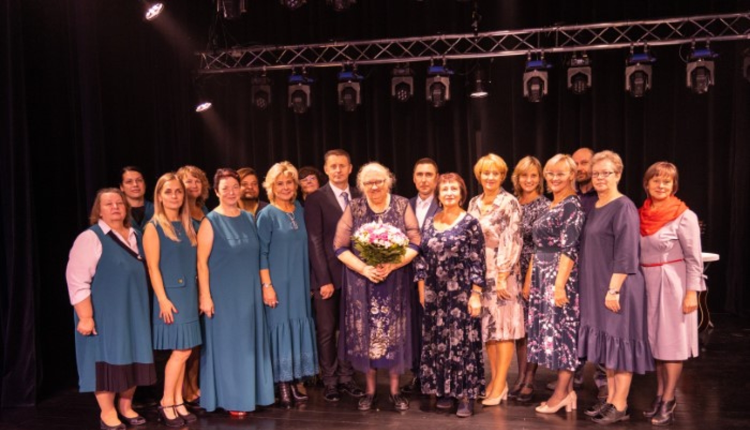 Īpašs mēģinājums kopā ar Balvu Goda pilsoni, Balvu Tautas teātra režisori Vairu Resni