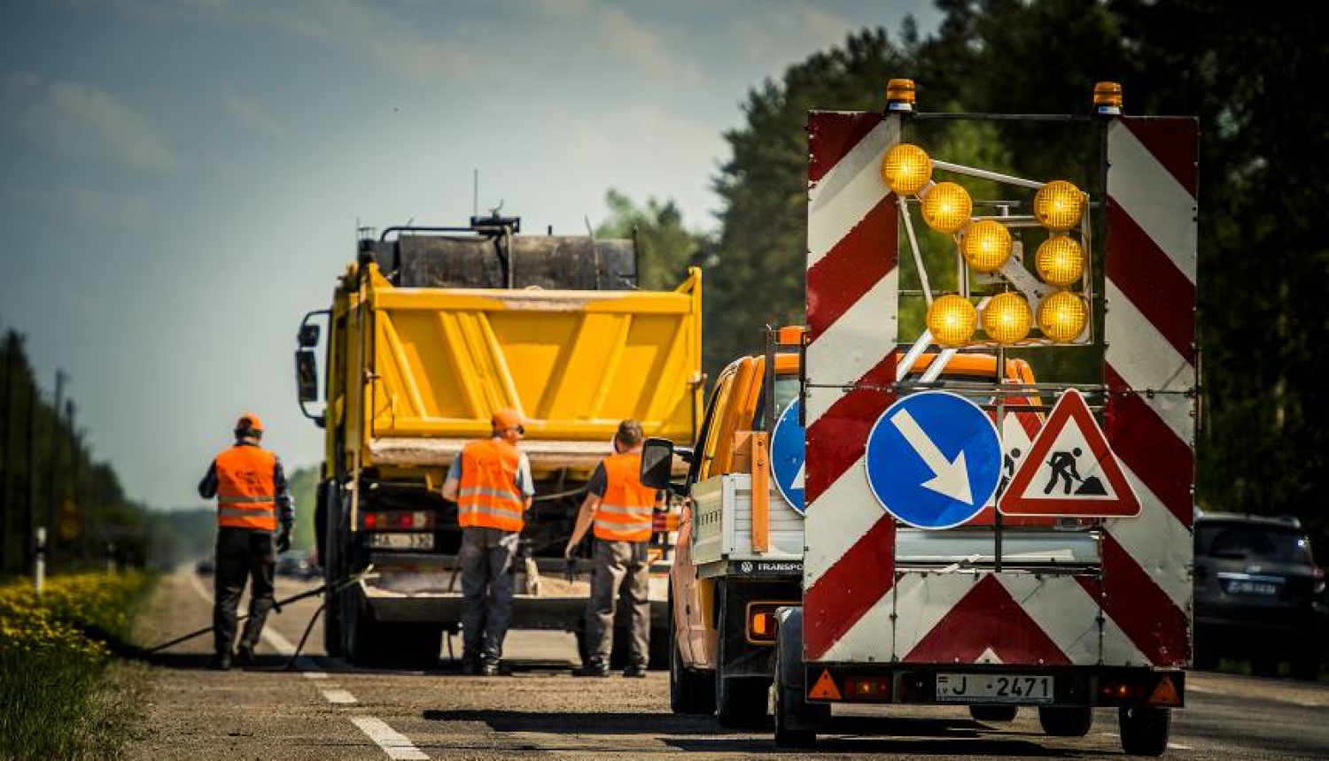 Ceļa remontdarbi