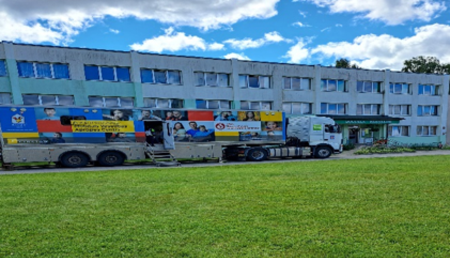 Mobilais veselības aprūpes centrs bērniem 2022.gada 29. jūlijā pieņēma mazos pacientus Balvos