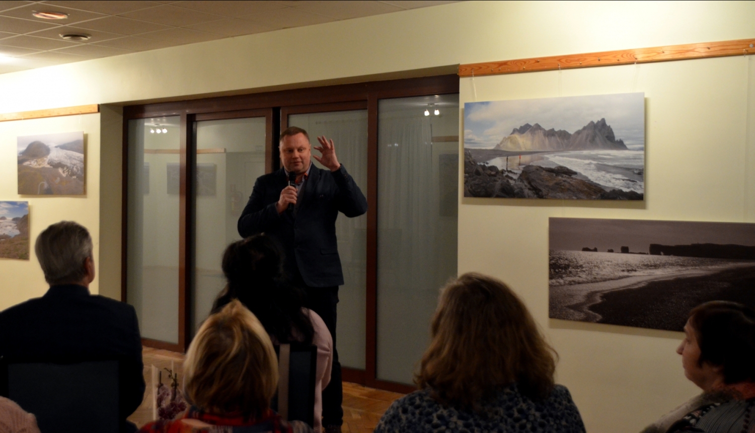 Fotoizstādes ''Islandes plašumos'' atklāšana