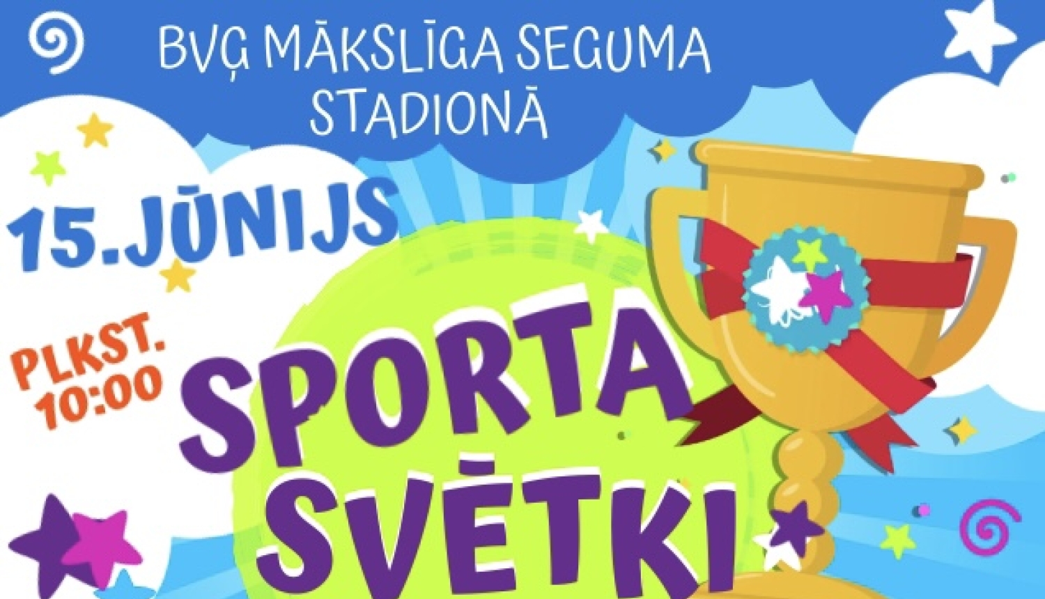 Sporta svētki pirmsskolas vecuma bērniem